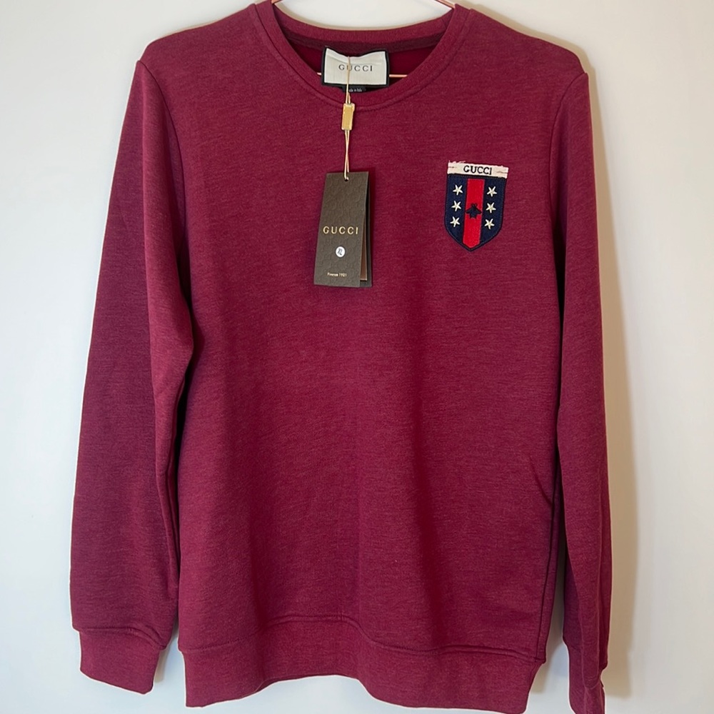 NWT Gucci pocket crew sweatshirt